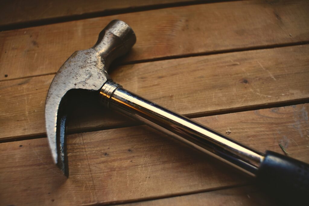 roofing hammer showing various types of hammers including framing hammer ball peen hammer and masonry hammer representing all types of hammers their uses names and when to use each