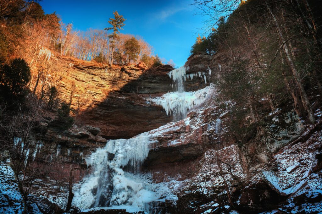 towns in the catskills showing Main Street in a mountain village representing towns in the catskills tannersville new york hunter ny catskill mountain towns and things to do in hunter ny