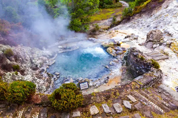 furnas azores hot springs